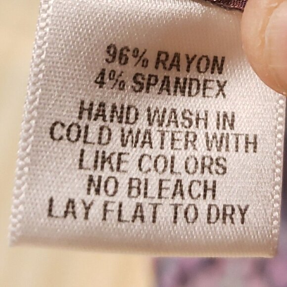 Gibson Orange Blue Sheer Boho Blouse Large - Picture 6 of 7